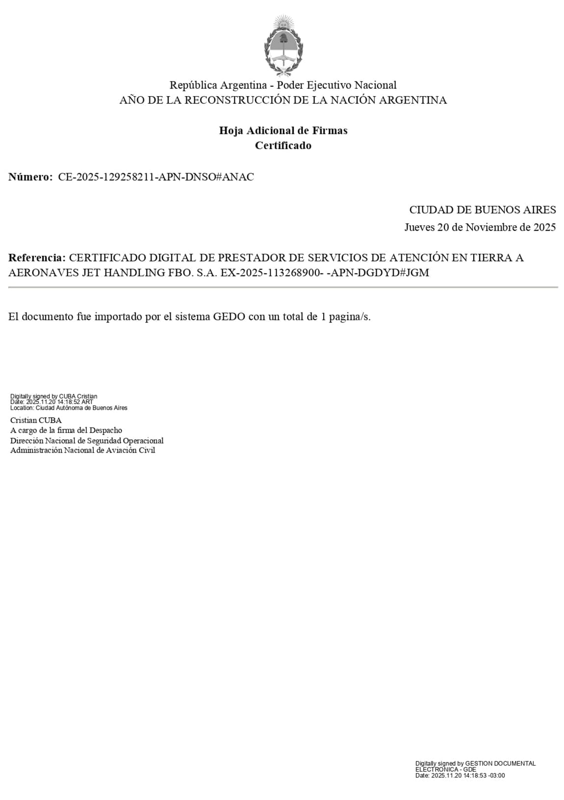 Jet Handling Empresa